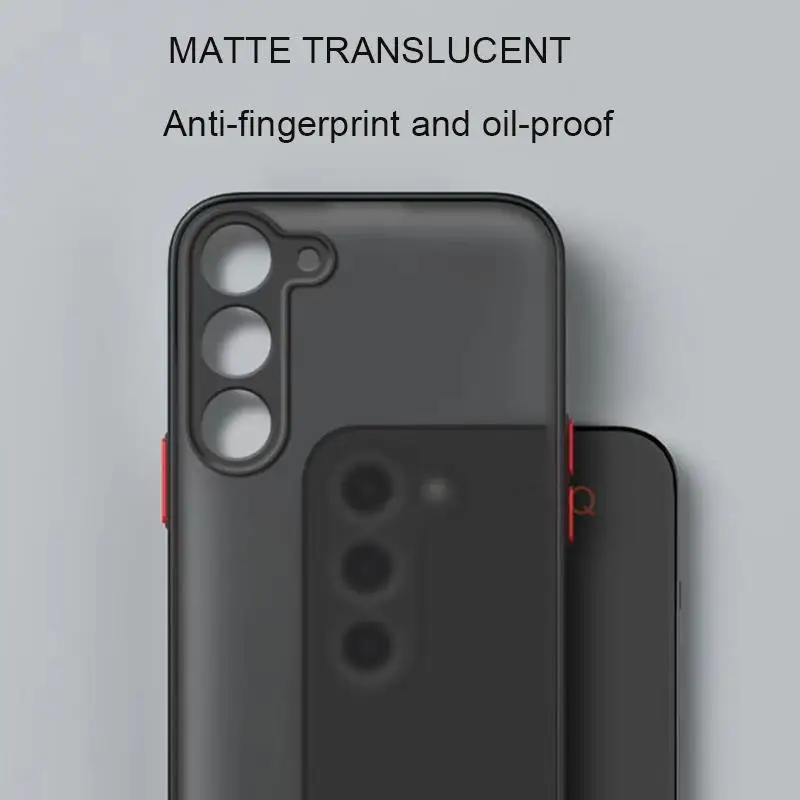 Matte Hard Shockproof Silicone Back Cover Case - Enhanced Protection and Style