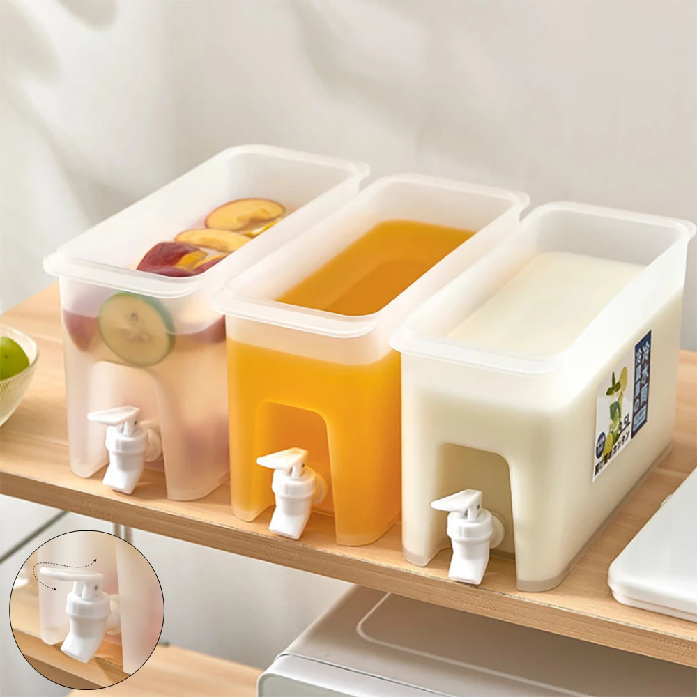 Water Container Fridge Faucet, Fridge Storage Juice Bottle