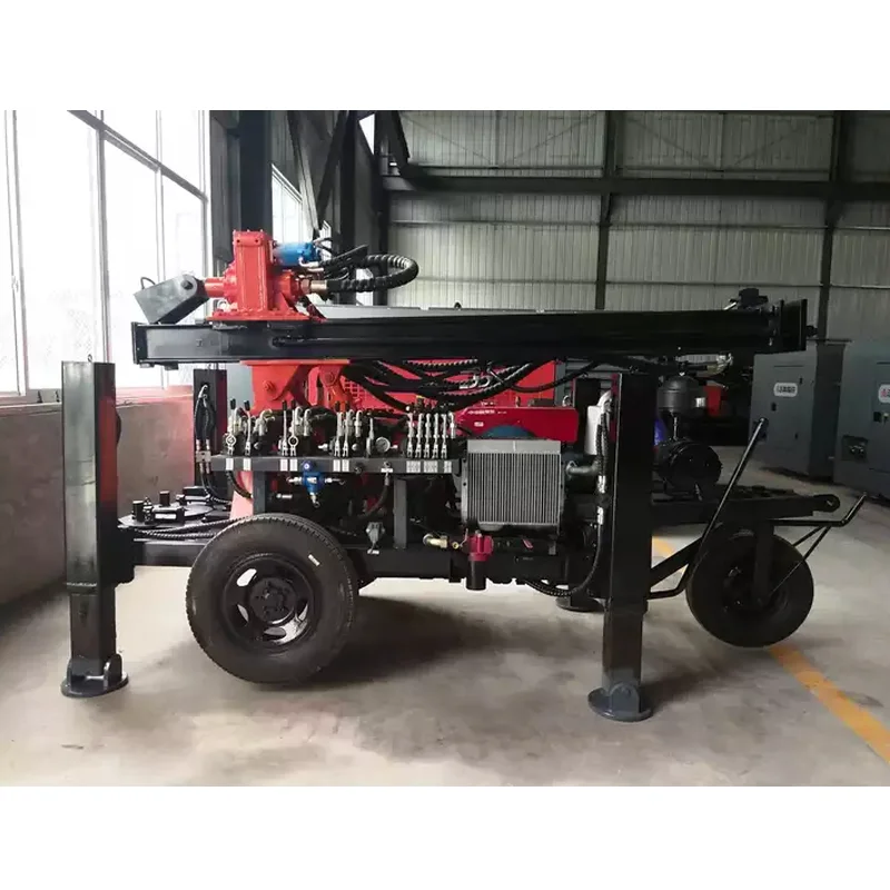 150M Electric Small Water Well Drilling Rig Machine Water Well Bore Drilling Machine 150 mm Dia Hole 4