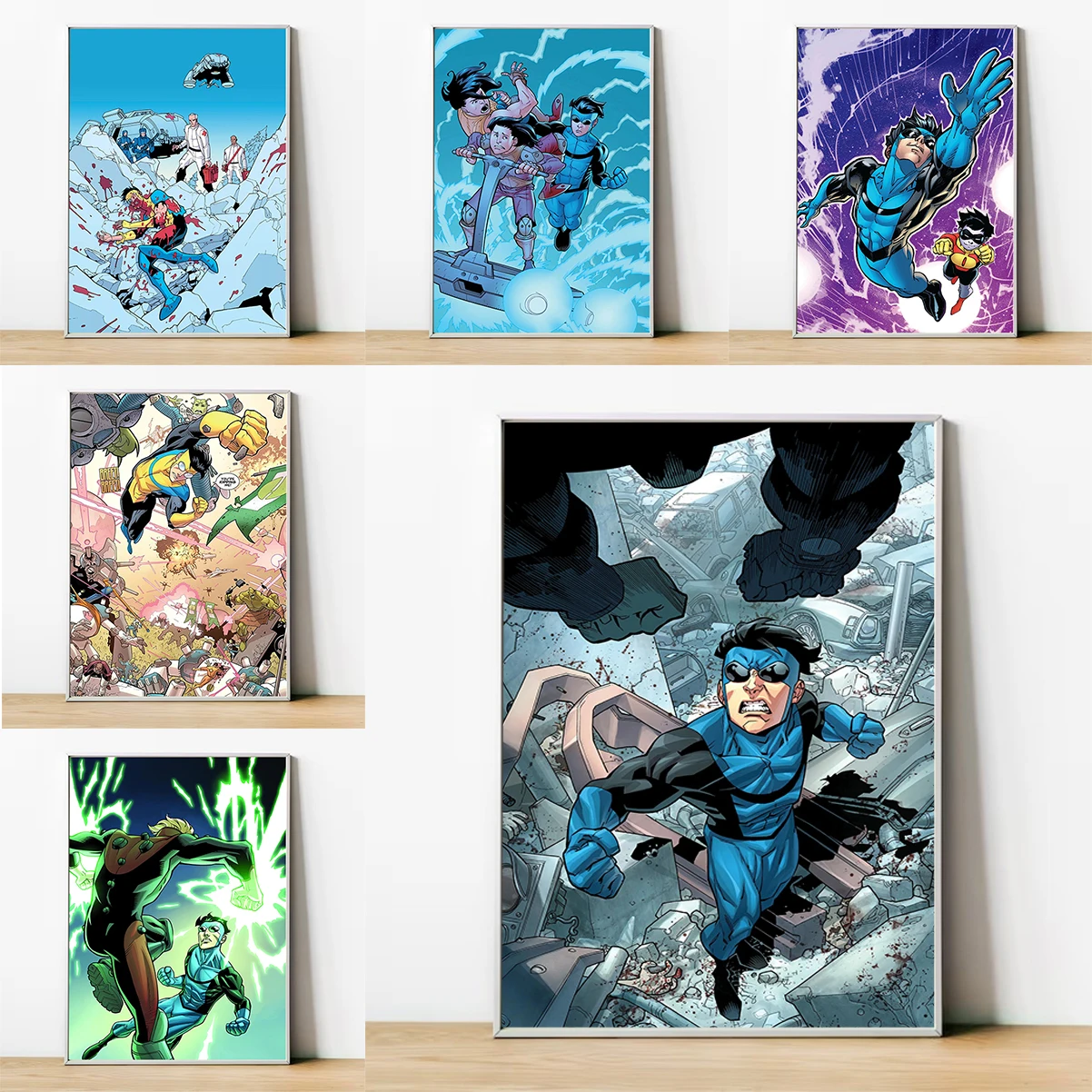 

I-Invincible Anime Poster Painting on Canvas Decoration Pictures Room Wall Decor Print Decorative Paintings Home and Decoration