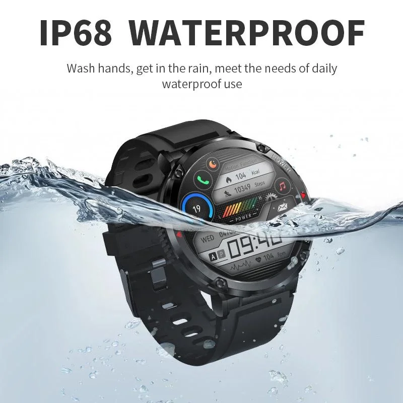 2023 Smart Watch Men 1.6 Inch Full Touch Bracelet Fitness Tracker Sports Watches Bluetooth Call Smart Clock Men Smar
