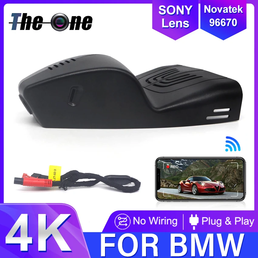 4K Hd 2160P Plug And Play Wifi Car Dvr Videoregistratore Dual Lens Dash Cam Per Bmw X5 G05 G29 X Drive Z4 G29 2019 2020 2021
