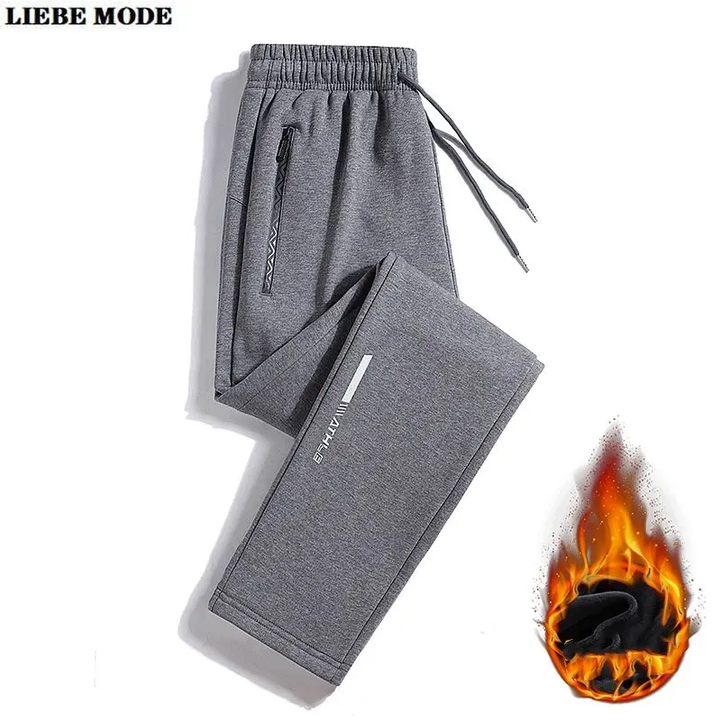 

Plus Size Winter Thick Warm Cashmere Sweatpants Men Velvet Joggers Sportswear Track Pants Male Thermal Fleece Trousers 7XL 8XL