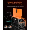 135A Flux Core MIG Welder 110V 3-IN-1 MIG/ARC/Lift TIG Welding Machine IGBT DC Inverter Gasless Welder Synergy Welding Machine 3