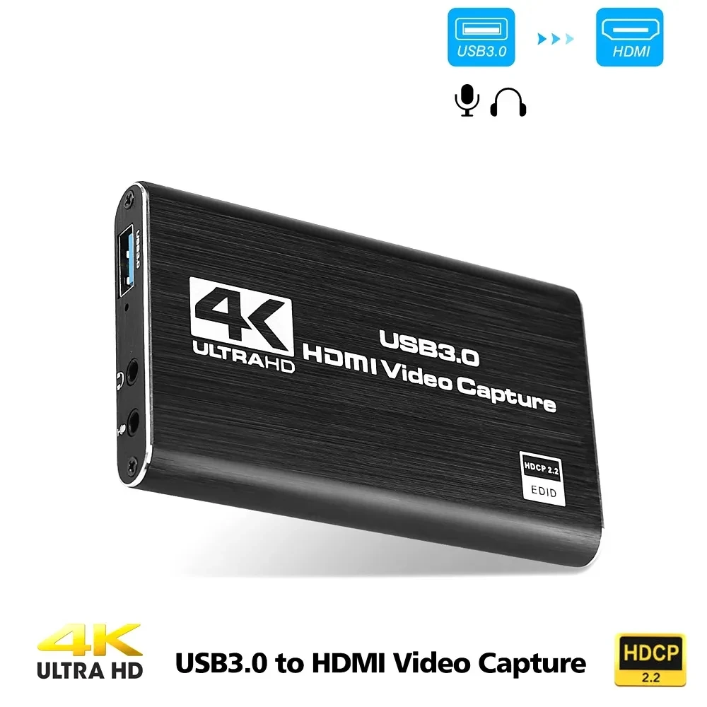 

4K screen recording USB3.0 1080P 60FPS game capture HDMI video capture card capture card