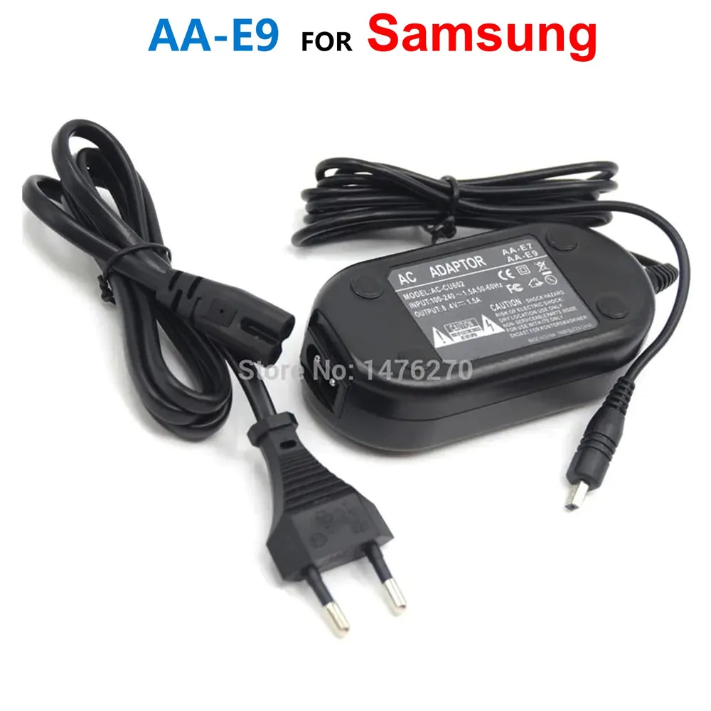 

AA-E9 Camera Camcorder Power Adapter Charger Supply For Samsung AA-E8 AA-E7 AA-E6A VP DC575 DC563 DC165 DC161 DC175WB D975 D959