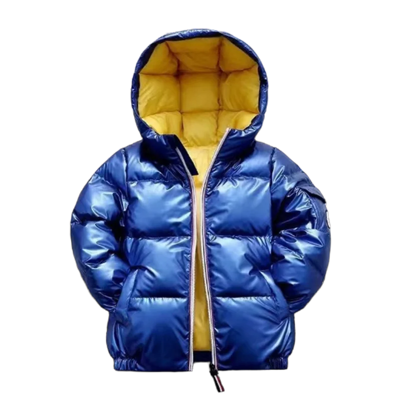 Boys Girls Hooded Down Jackets Kids Coats Winter Kids Warm Top Toddler Zipper Children Outerwear Costume down jacket children jackets
