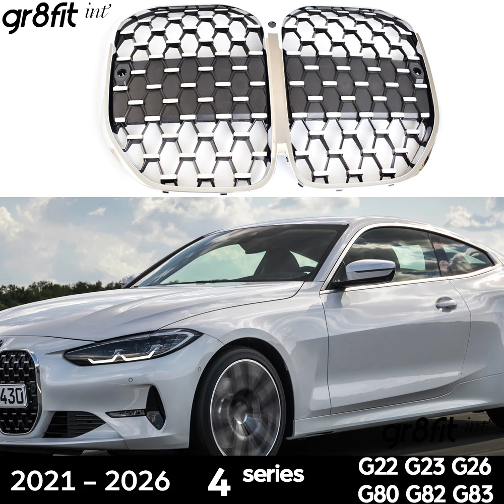 Replacement Front Bumper Grille Grill for 2020 - 2025 BMW 4 Series G22 Coupe  G23 Convertible G26 Grand Coupe G80 M3 G82 G83 M4 - AliExpress