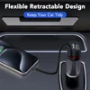 4 in 1 Car Charger 120W Retractable PD Type C Cable Fast Charging Car Cigarette Lighter Adapter For iPhone Samsung Xiaomi Huawei 2