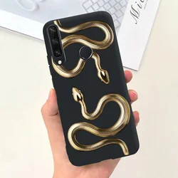Cute Cartoon Soft Silicone Phone Case - Fun and Protective Cover for Huawei Y6P 2020 (Case-c01)