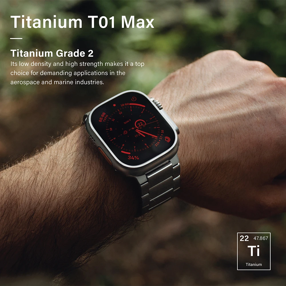 Luxury Titanium Band for Smartwatch - Ultra Durable and Stylish Bracelet