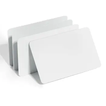 10 White PVC NFC Cards, 13.56MHz, 504 bytes: perfect for business & social recognition 1