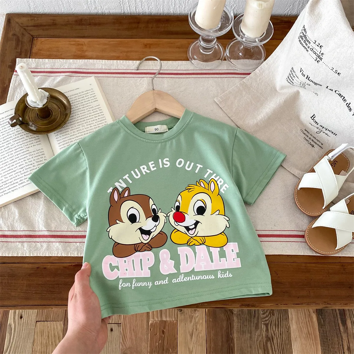Cartoon Pattern Boy's Clothes T Shirt Short Sleeve Tops Summer Thin Loose Boutique Fashion Casual T-shirt Children's Wear Tees 6