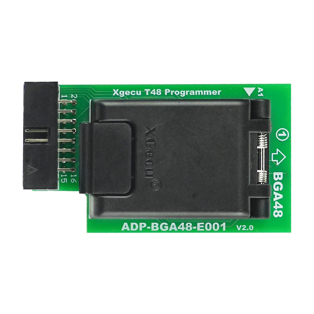 NAND 플래시 BGA63 칩 패키지용 오리지널 XGecu T48 프로그래머 BGA63 10.5X13mm 어댑터 ADP-BGA63-E001 새롭게 업그레이드됨