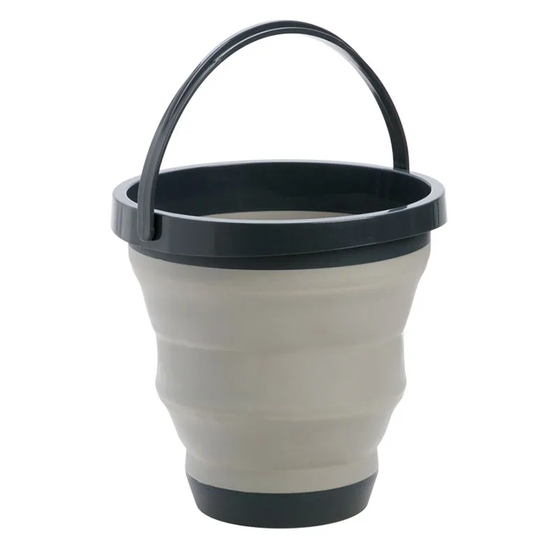 Folding Collapsible Bucket Camping Wash Up Outdoor Office Fishing