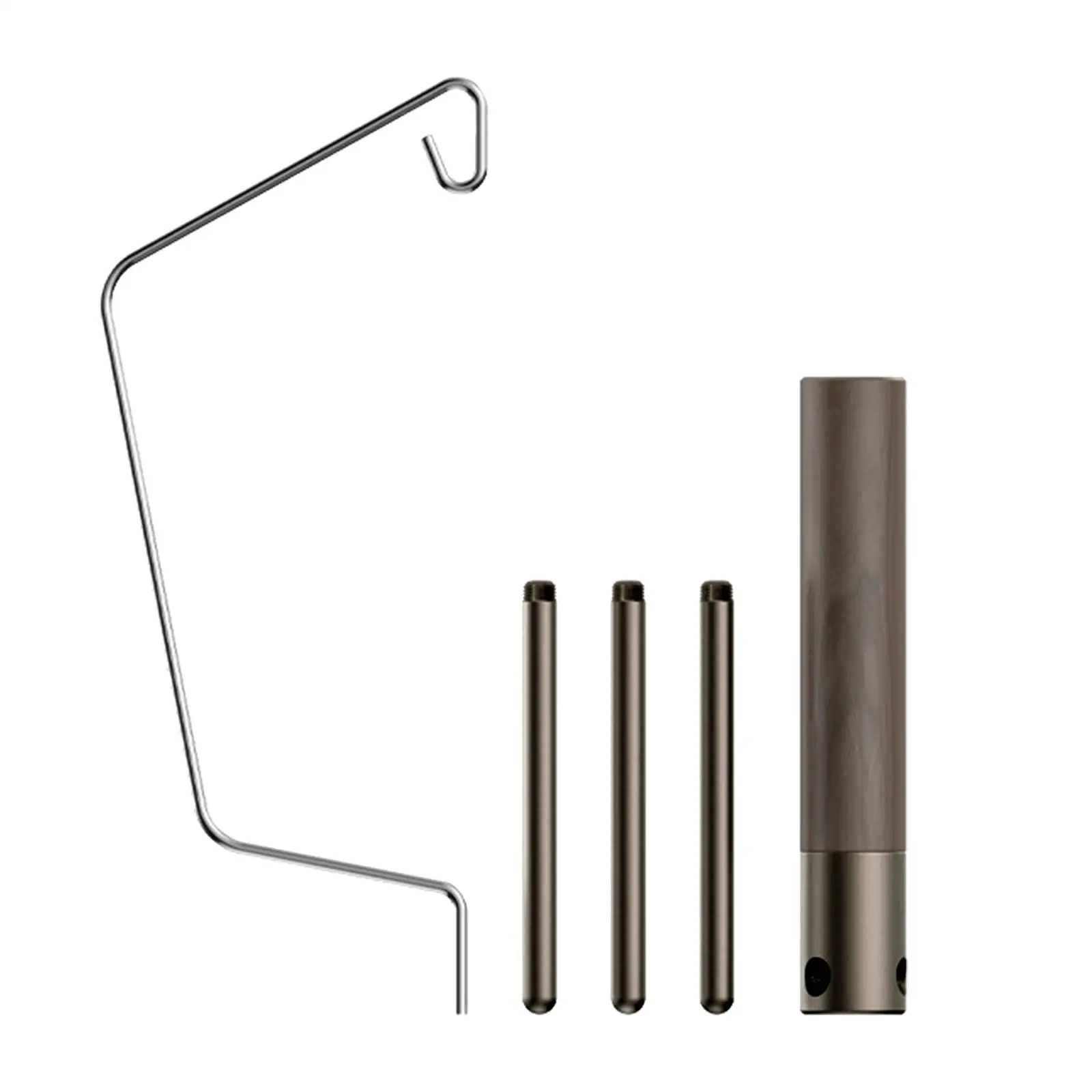 

Portable Folding Lantern Stand Camping Lamp Pole Detachable Compact Size Easily Assembly and Disassemble DIY