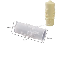 Scented Rose Bouquet Silicone Mold for DIY Candle and Soap Crafts (C-S)