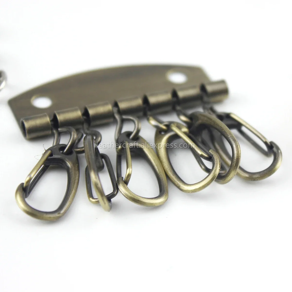 1Piece Metal Key Holder Key Row Keyring Organnizer with 6