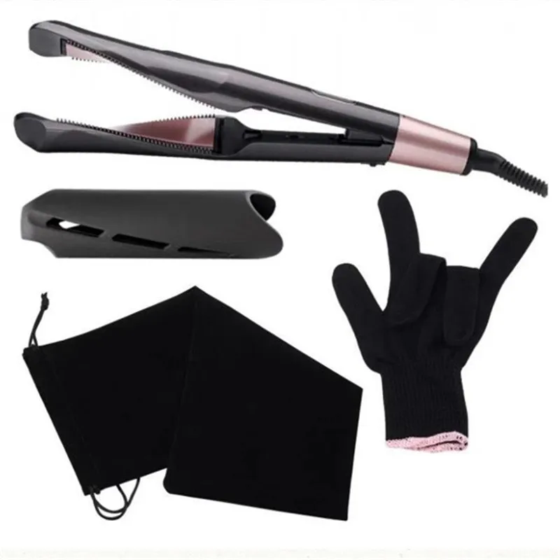 2 in 1 Hair Straightener And Curler Twist Straightening Curling Iron Professional Negative Ion Fast Heating Styling Flat Iron 3
