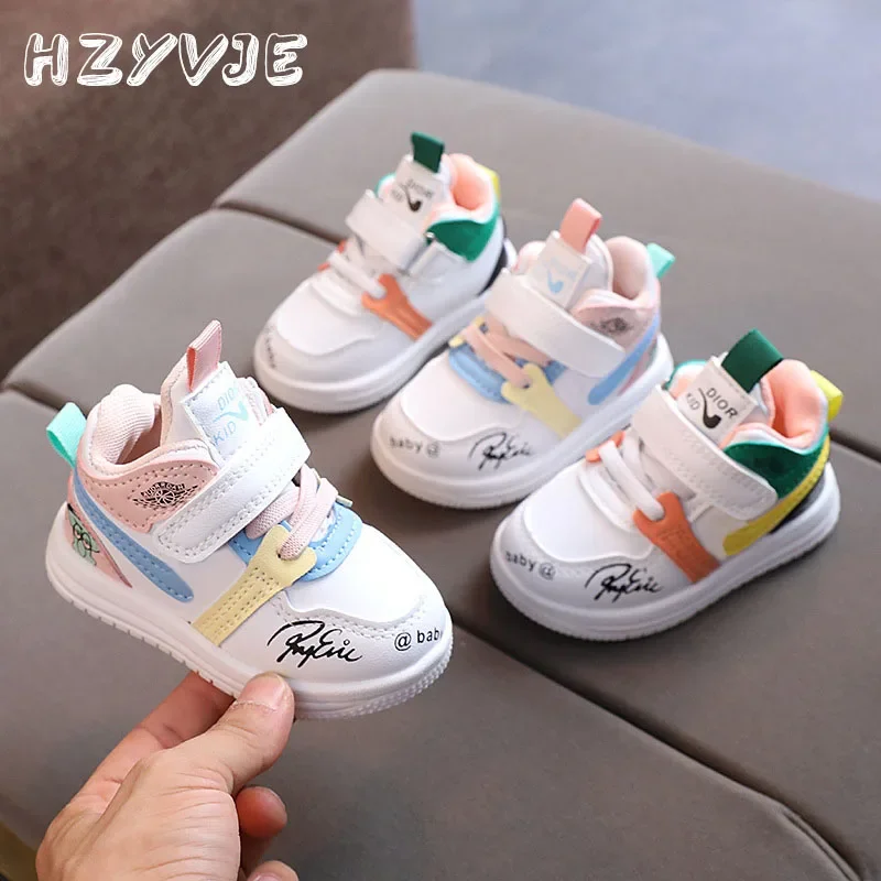 Kids Sneakers Sports Shoes Baby Shoes Kids Sports Shoes Kids Shoes Children Spring Autumn Casual Sneakers Non-slip Walking Shoes Boys Girls Cartoon Print Breathable Sneakers Toddler Outdoor Shoes