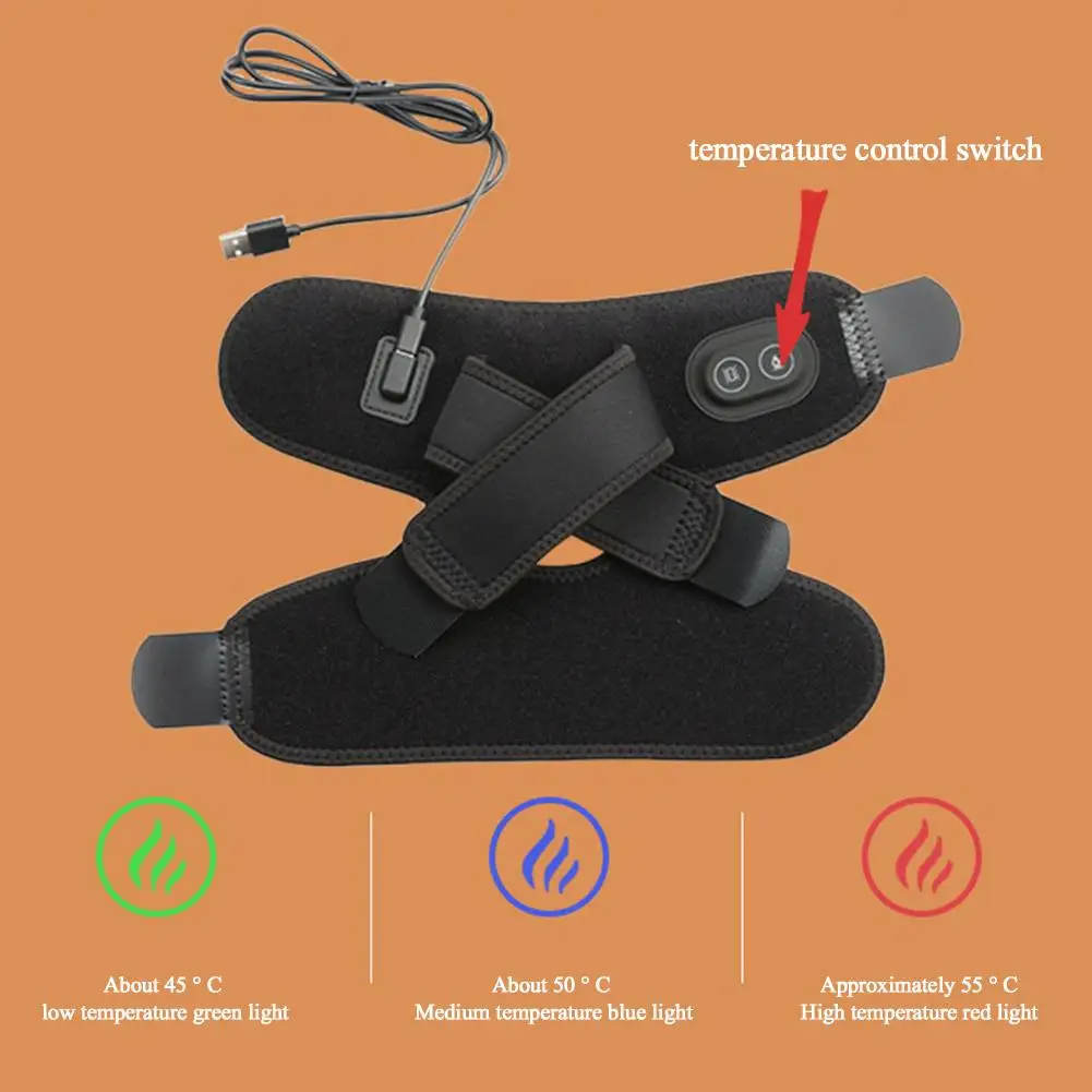Personal Health Care Ankle Massager With Heated Foot Heating Pad For Achilles Tendonitis Relief Smart Ankle Foot Massager Heated Wraps