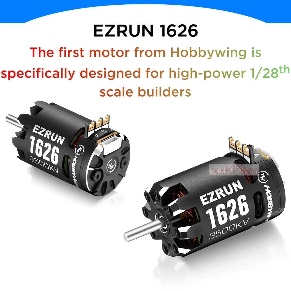 Motore Brushless Hobbywing EZRUN 1626 SD 3500/6500KV Con Sensore + ESC 30A Per Auto RC MINI28