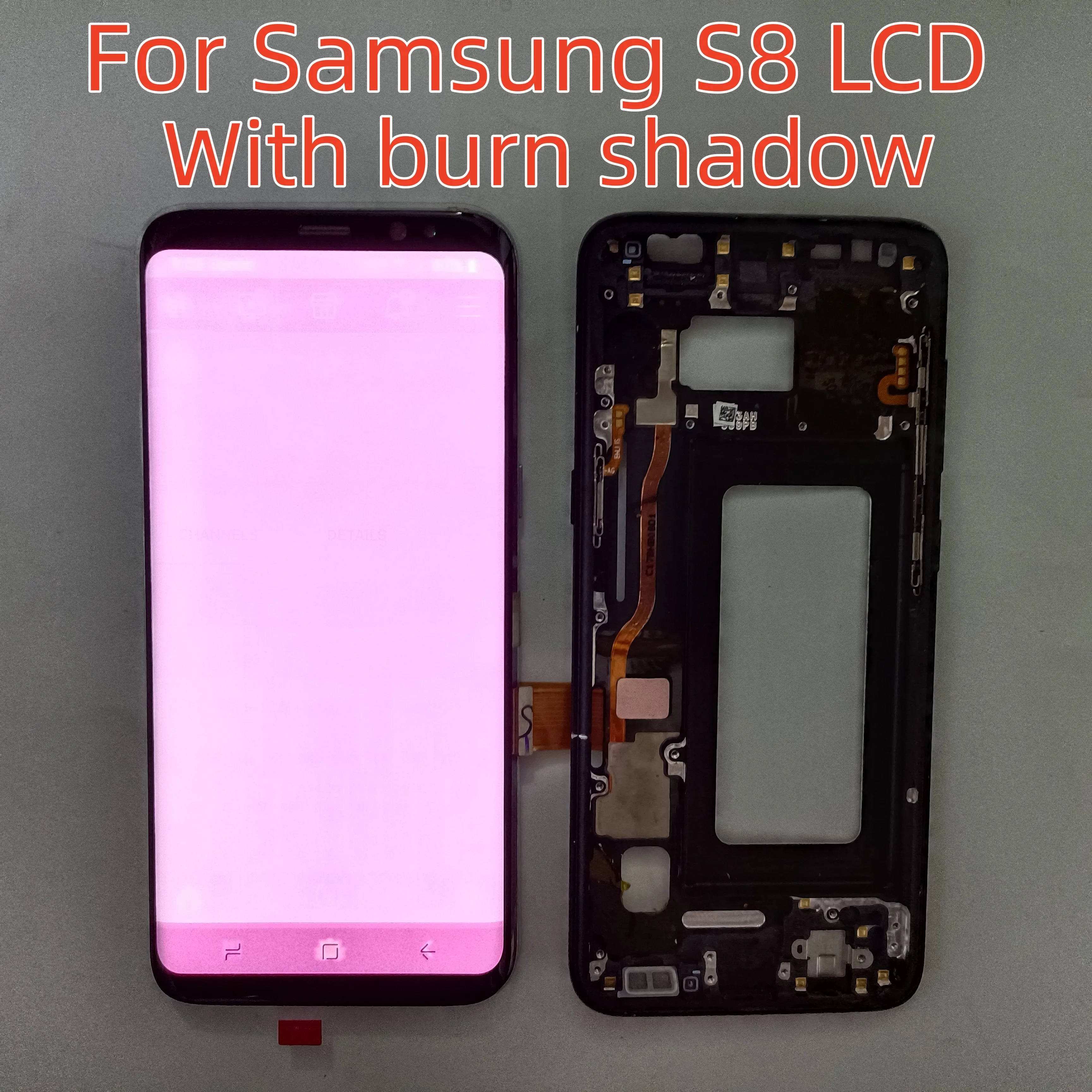 

100% tests For Samsung Galaxy S8 LCD DisplaySM-G950FD G950A G950U G950F Touch Screen Digitizer Panel Assembly With Burn shadow