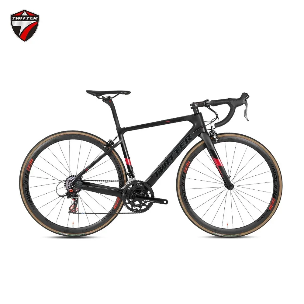 

2023 Twitter new 700C carbon fiber Racing bicycle RS-24S hydraulic disc brake internal distribution frame 45cm/48cm/51cm/54cm