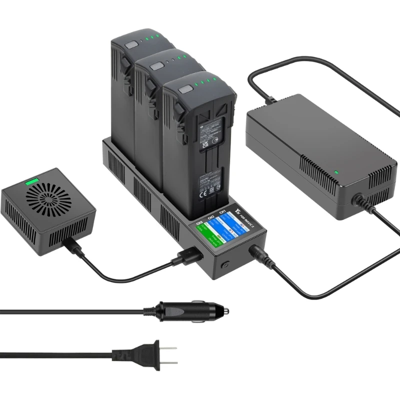 

Portable Rapid Charging Hub For DJI Mavic 3 Flight Light Weight Battery Box AC100-240V &DC11-14V Input