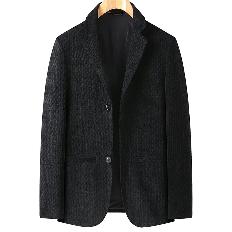 

New Arrival Fashion Super Large Autumn Men's Youth Fashion Casual Men Jacquard Suit Coat Plus Size L XL 2XL 3XL 4XL 5XL 6XL 7XL