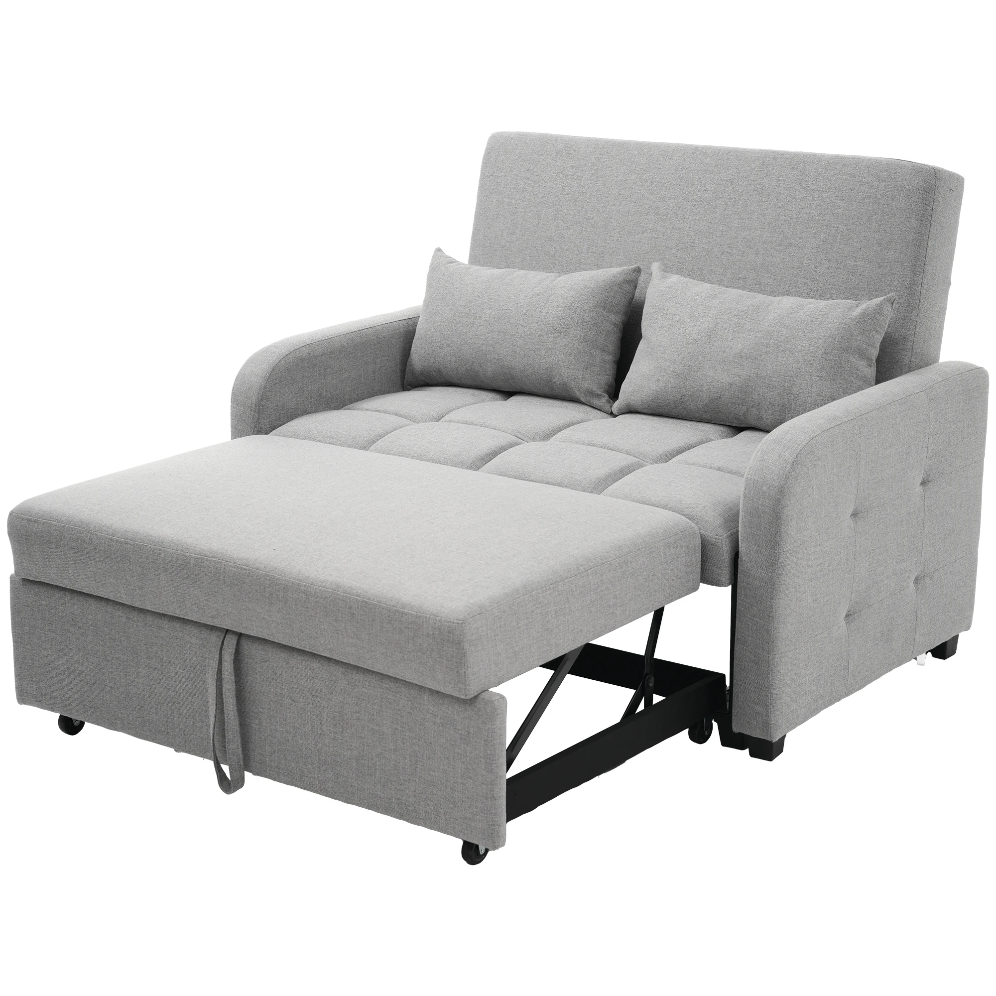 Multifunktionales Klappschlafsofa, verstellbare Rückenlehne, ideal für kleine Wohnungen und Studentenwohnheime, 180 x 127 cm Komfort – Detail 13