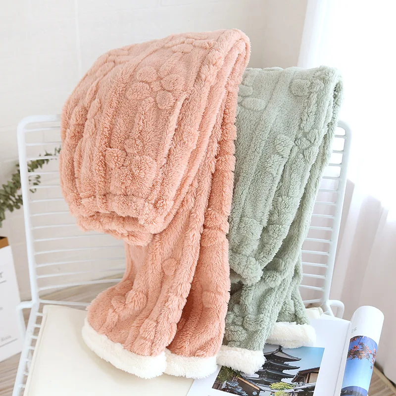 Japanische Stil neue Damen Home Hosen dicke Flanell warme Herbst und Winter Pyjama Hose große Koralle Fleece Schlaf hose – Detail 13