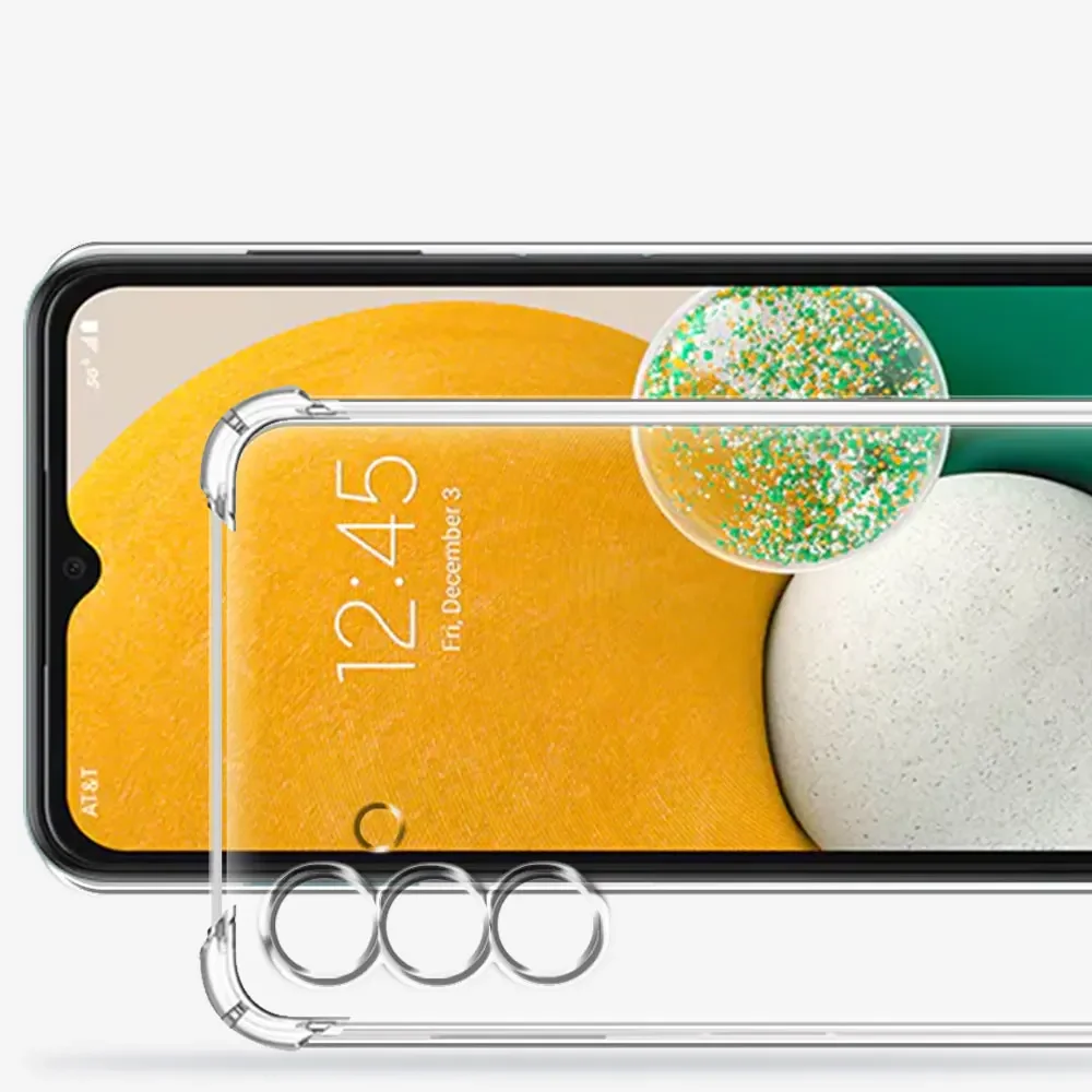 Shockproof Clear Silicone Soft Case - Durable Protective Back Cover