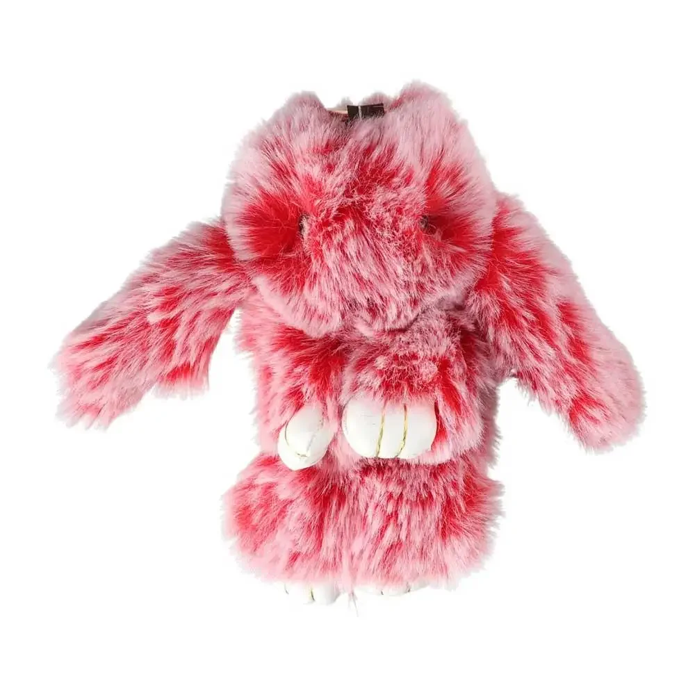 Pingente de brinquedo de pelúcia sacos pingente jóias ornamento brinquedo fofo boneca coelho de pelúcia chaveiro de pelúcia coelho chaveiro de pele de coelho