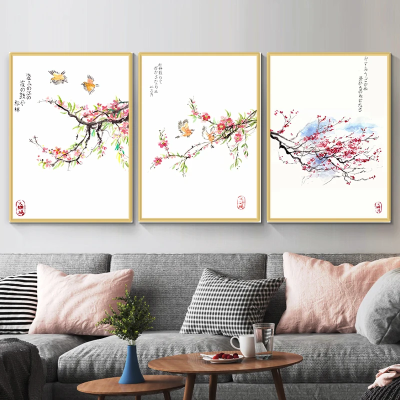 Cherry Blossom Canvas Wall Art 3