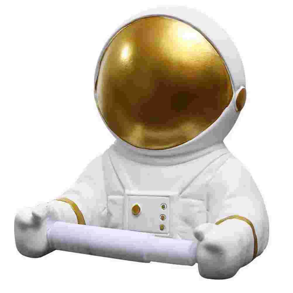 

Astronaut Tissue Holder Stand Toilet Shelf Paper Bathroom Accessory Storage Towel