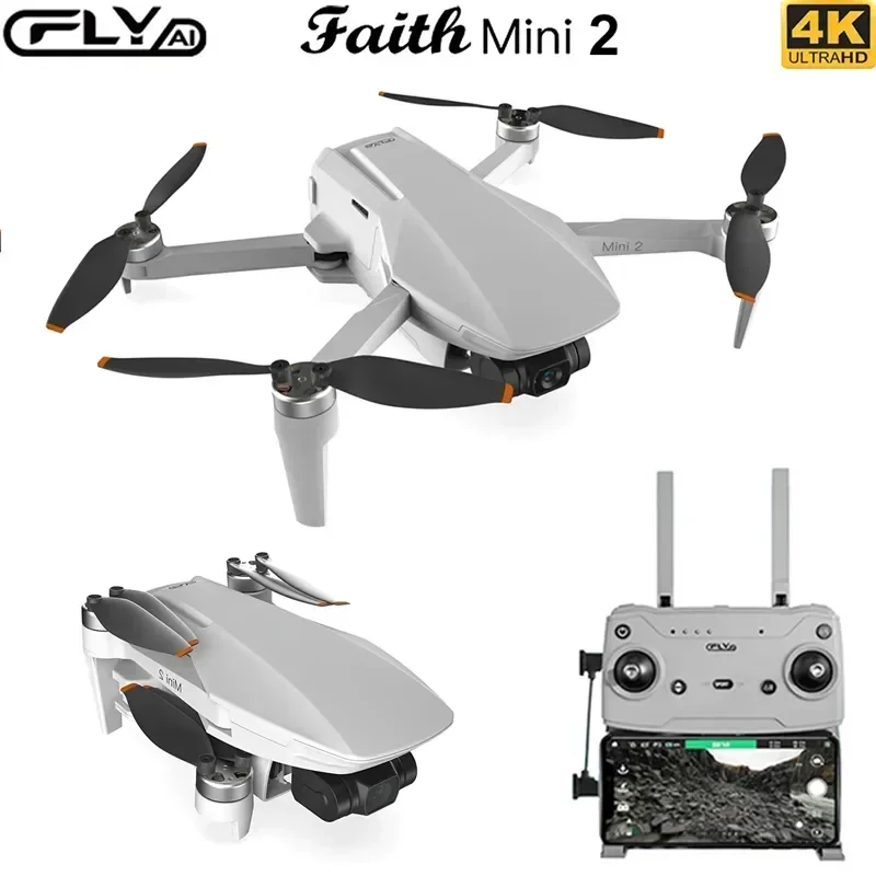 

Мини-Дрон CFLY Faith 2, 4K HD камера, 3-осевой карданный подвес, 5G Wifi GPS FPV Радиоуправляемый квадрокоптер CFLY Faith MINI 2 Дрон