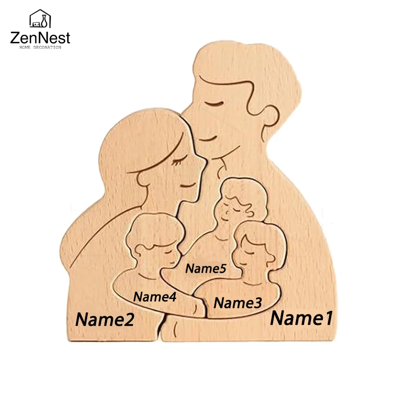 Custom Wooden Home Puzzle Décor - Thoughtful Gifts for Mother's or Father's Day