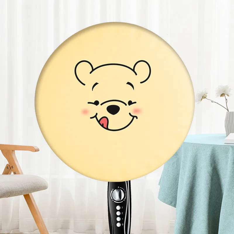 1 Pcs Electric Fan Cover Fan Accessories Anti-pollution Cute Home Storage Supplies Round Dustproof Covers Protective Cap