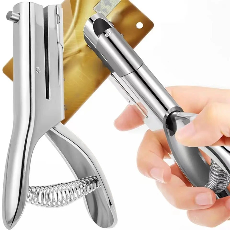 Metal Punch Pliers 1 Pc 3mm 6mm Pore Diameter Long distance 53mm Puncher Hand Paper Scrapbooking Punches PVC Paper Hole Puncher