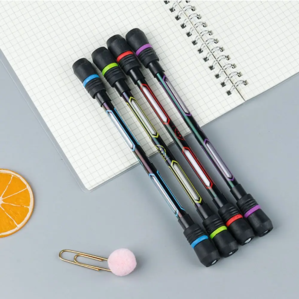 New Novelty Pressure Relief Aggravated Intelligence Toy Anti-Skid Rolling Spinning Pen Non Slip Rotating Gaming Pen