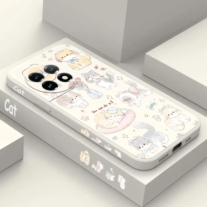 Adorable Cute Cat Silicone Phone Case Cover
