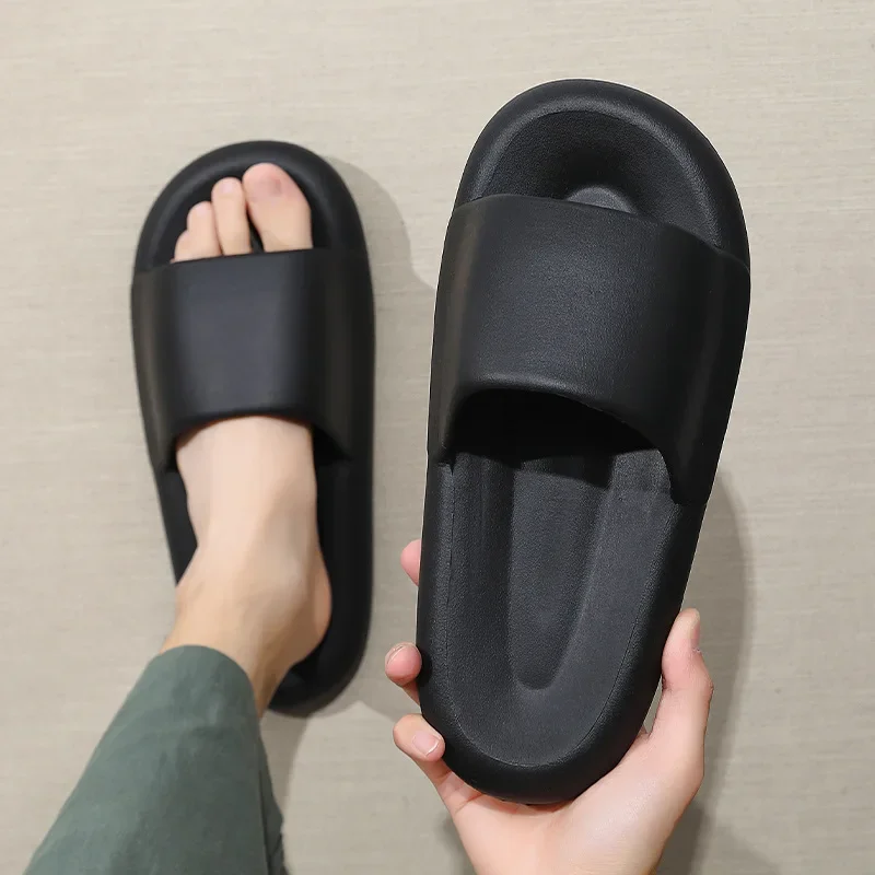 New Cloud Soft EVA Slippers Couples Home Outdoor Slipper Summer Beach Sandals Men Flip Flops Women Bedroom Thick Bottom Shoes 5