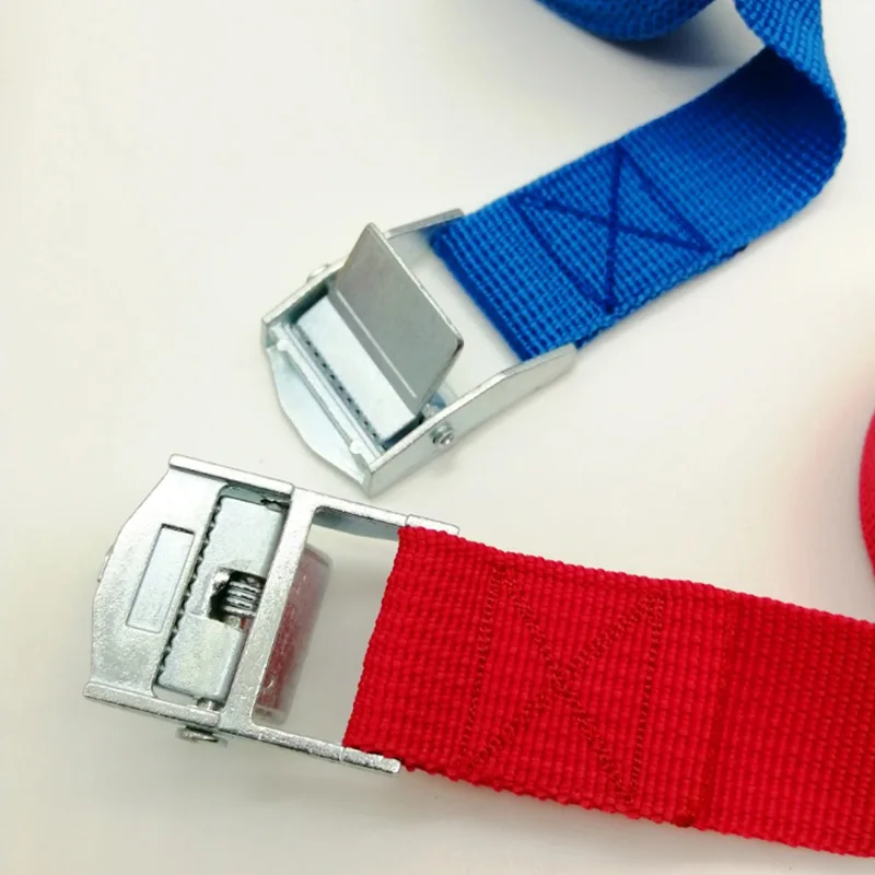 5M*25mm Car Tension Rope Tie Down Strap Strong Ratchet Belt Luggage Bag Cargo Lashing With Metal Buckle Tow Rope Tensioner cargo straps luggage strap cargo tie down strap tie down straps lashing strap
