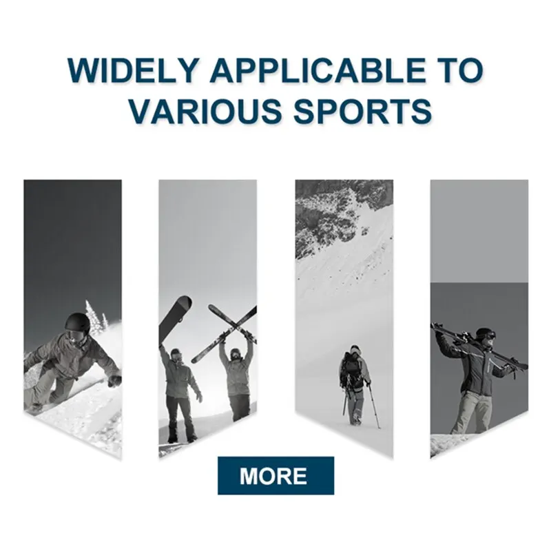 Winter Snowboard Ski Gloves Unisex PU Leather Non-slip Touch Screen Waterproof Motorcycle Cycling Fleece Warm Snow Sports Gloves 5