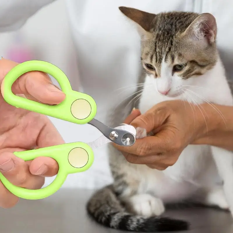 Cat Nail Clippers Portable Cat Clippers Paw Trimmer Special Grooming Tool Professional Small Animal Nail Kitten
