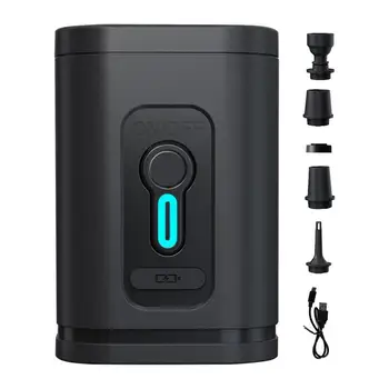 휴대용 무선 에어 펌프, 야외 팽창기, 다기능 미니 전기 펌프, 에어 베드, 수영 링용, 5 노즐