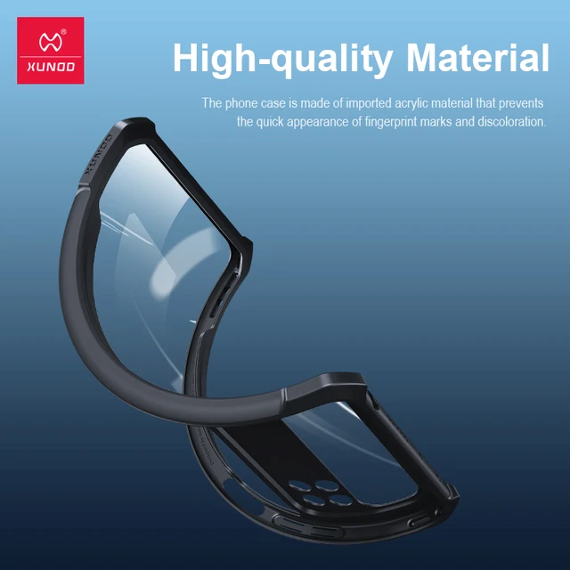 Etui na telefon Xundd do obudowy POCO X4 X3 M4 Pro poduszka powietrzna odporna na wstrząsy etui typu Bumper ekran i obiektyw pełna ochrona pleców Tranparent Cover 4