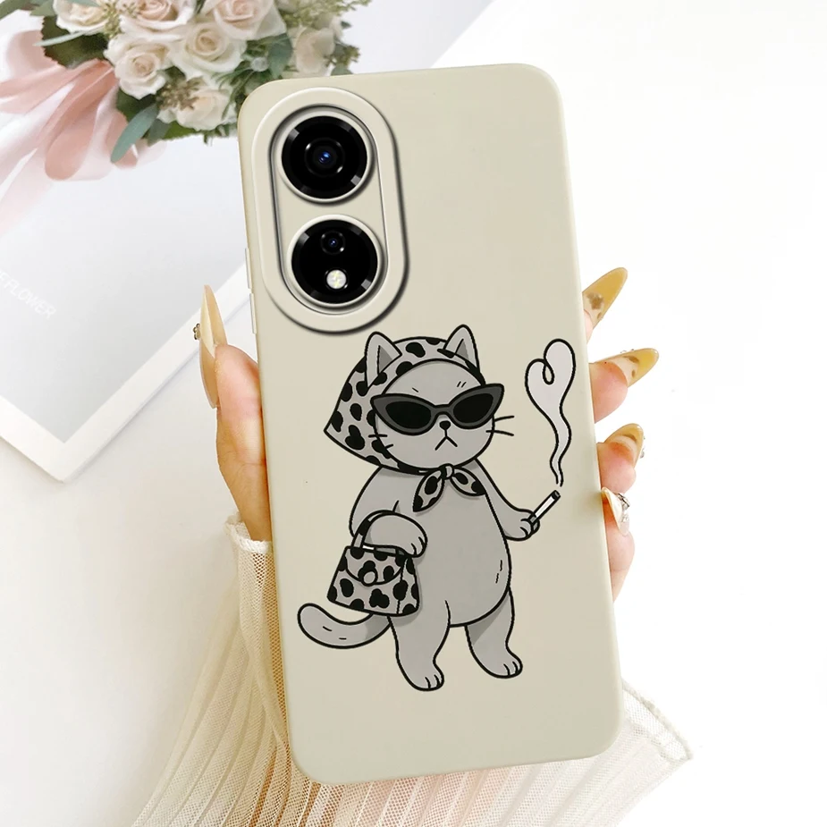 Luxury Love Heart Painted Soft Silicone Case - Stylish Protective Cover