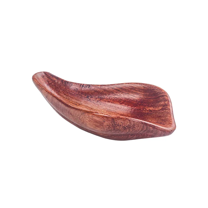 Mahogany Tobacco Pipe Rest Rack Smoking Pipe Holder Multi-functional Portable Leaf-shaped Solid Wood Pipe Special Accessories 4